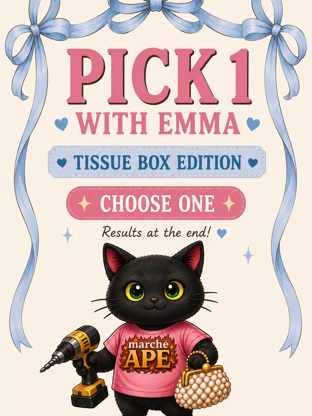 🔥Pick 1 with Emma 🔥 Personality Quiz Tissue Box Edition